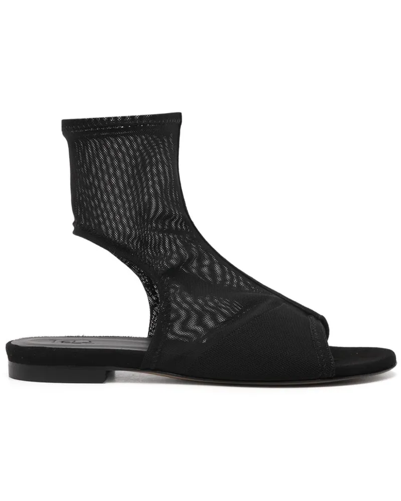 TELA Sandalen in Netzoptik - Schwarz Schwarz