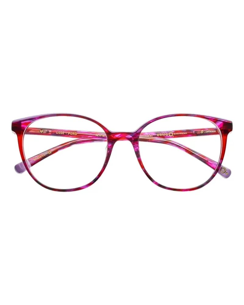 Etnia Barcelona Lisse Brille mit rundem Gestell - Rosa Rosa