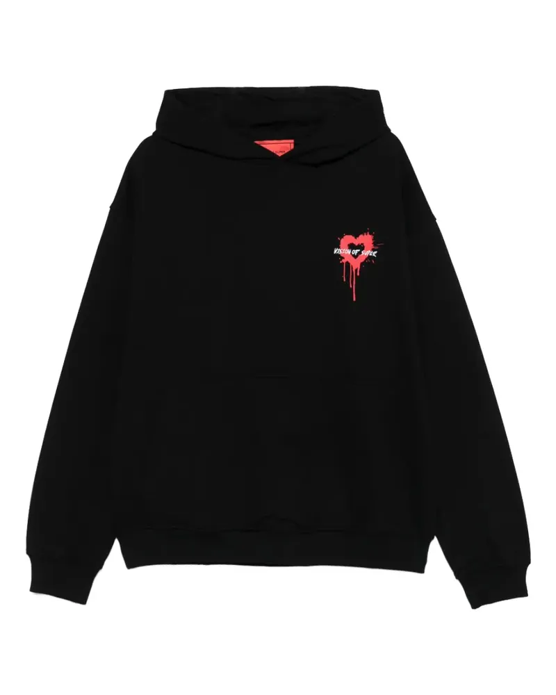 Vision Of Super Hoodie mit Puff-Print - Schwarz Schwarz