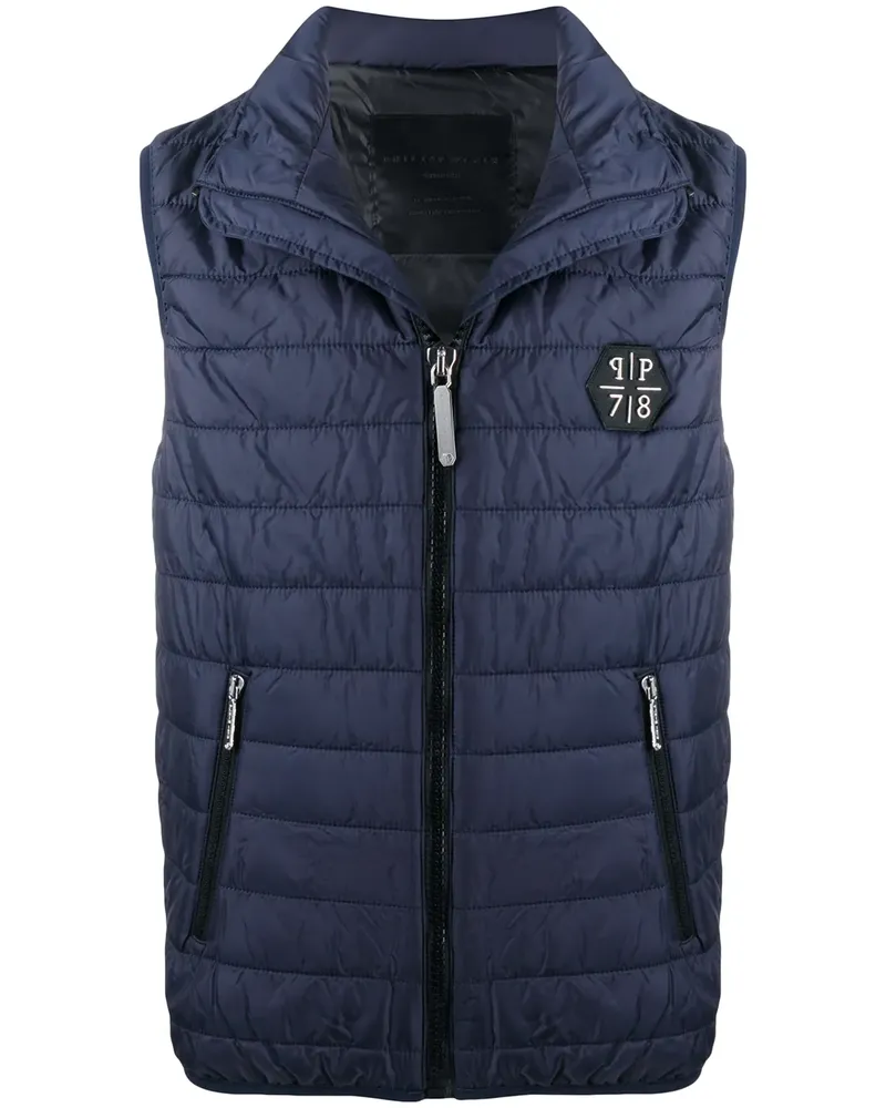 Philipp Plein Gefütterte Weste - Blau Blau