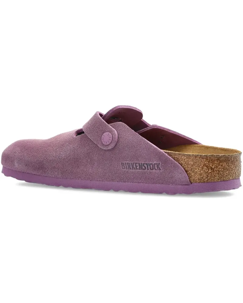 Birkenstock Boston Mules aus Wildleder - Violett Violett