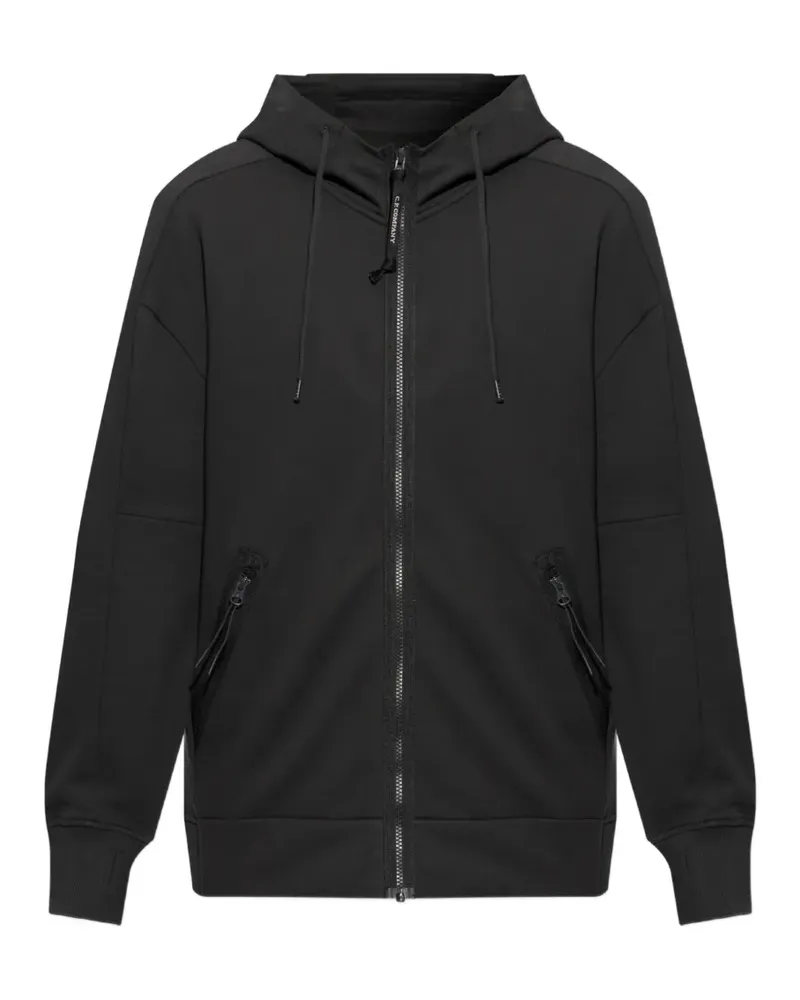C.P. Company Kapuzenjacke mit Goggle - Schwarz Schwarz