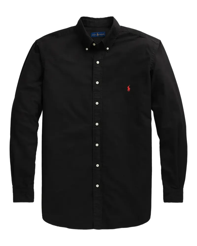 Ralph Lauren Klassisches Hemd - Schwarz Schwarz