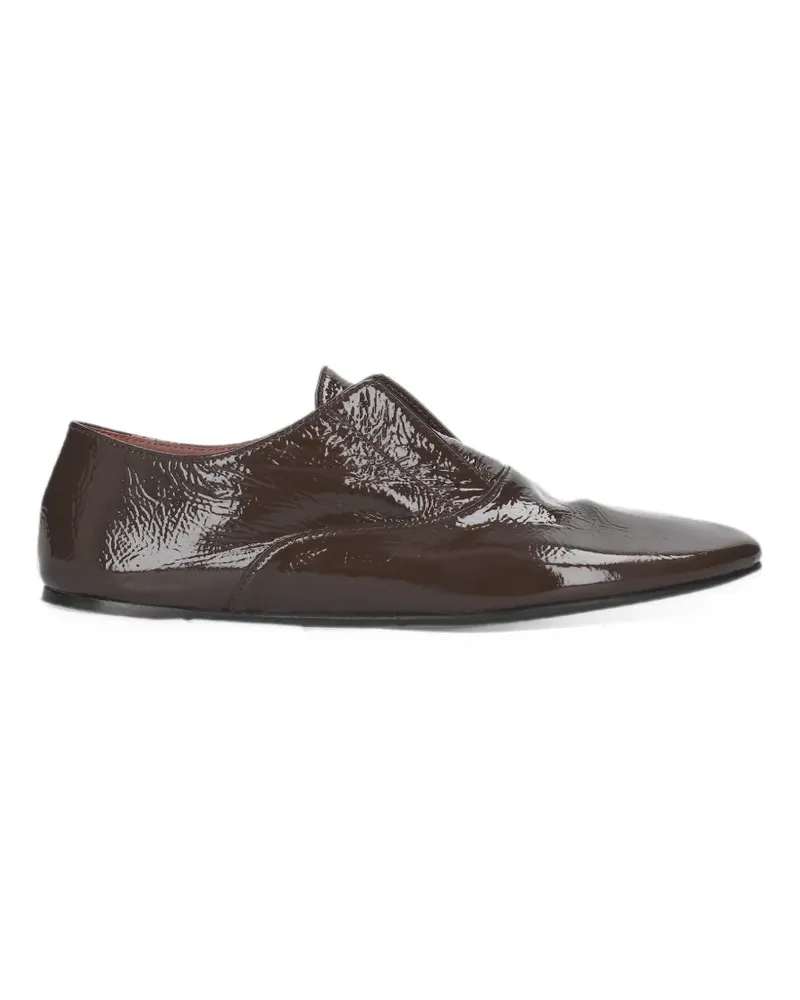 Premiata Loafer aus Lackleder - Braun Braun