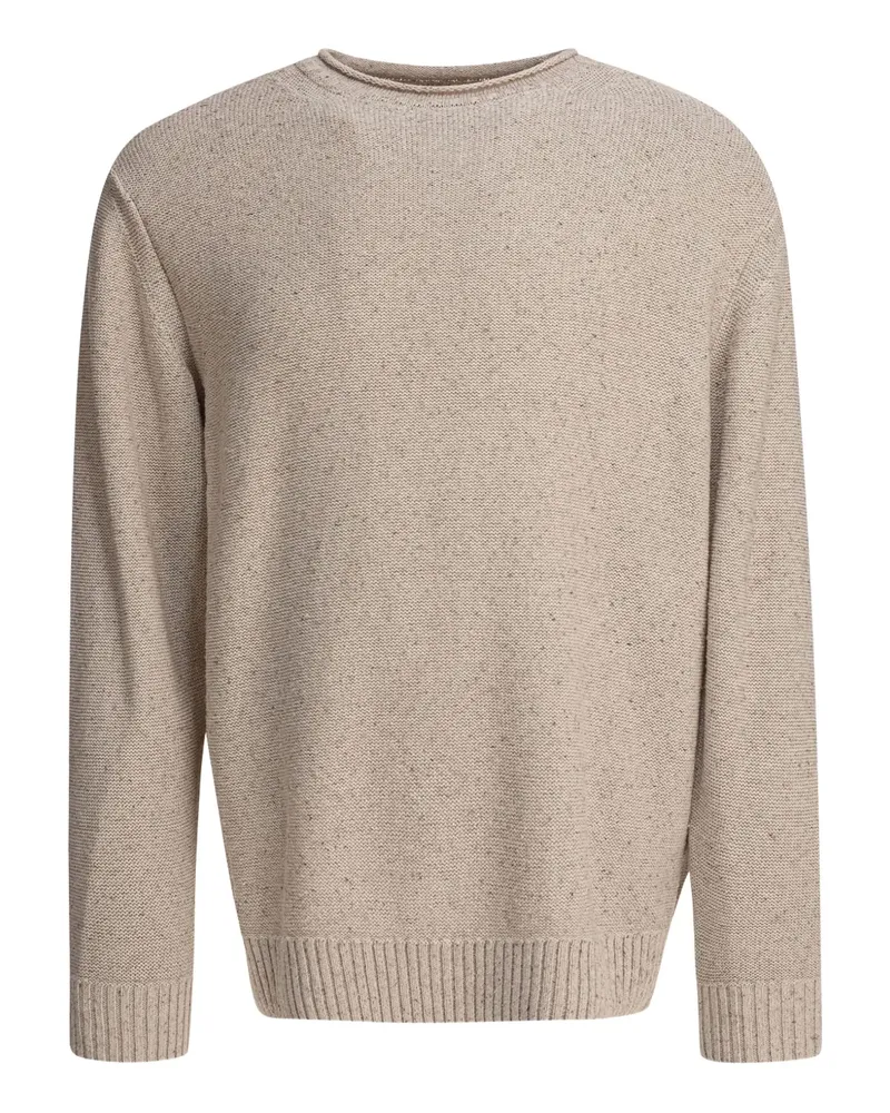 Beams Plus Pullover mit meliertem Effekt - Nude Nude