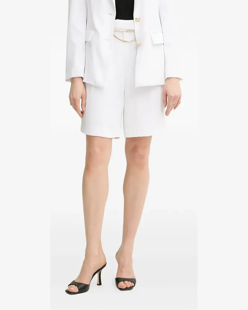 Fracomina chain detail shorts - Weiß Weiß