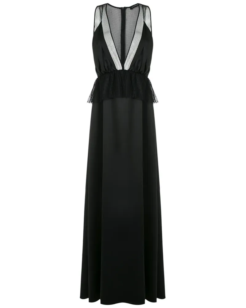 OLYMPIAH Abendkleid mit Einsätzen - Schwarz Schwarz