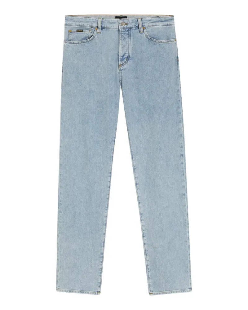 HUGO BOSS Jeans mit Logo-Tasche - Blau Blau