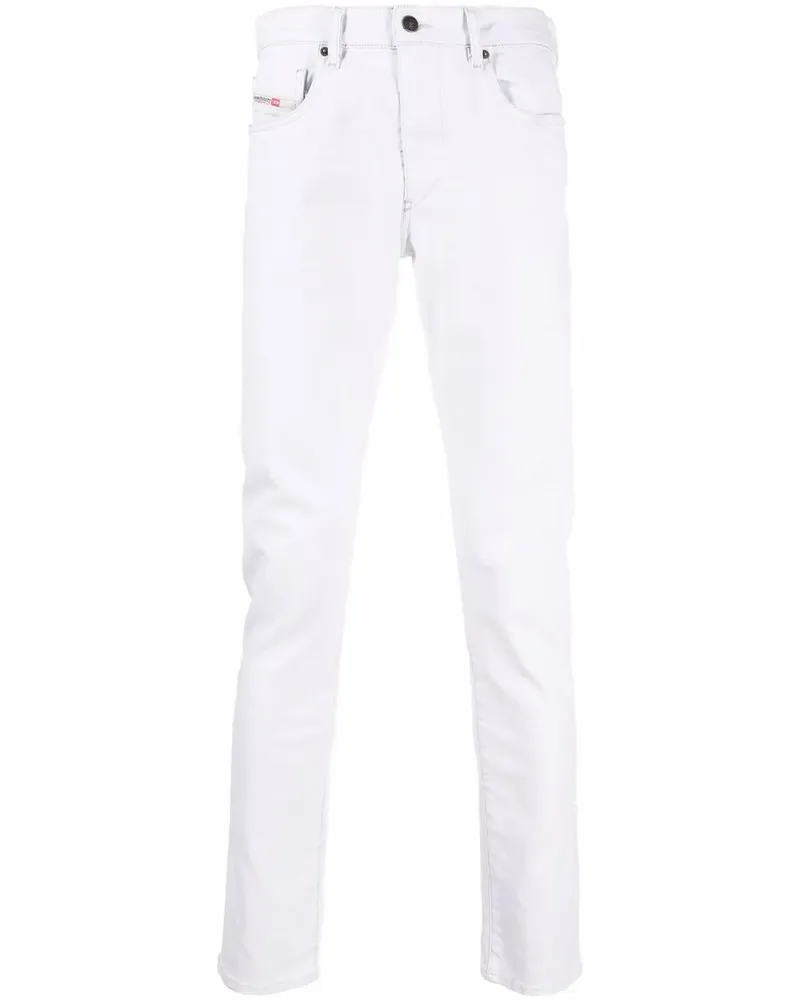 Diesel Klassische Slim-Fit-Jeans - Weiß Weiß