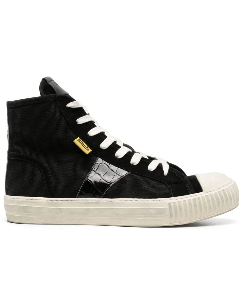 RHUDE Bel Airs High-Top-Sneakers - Schwarz Schwarz