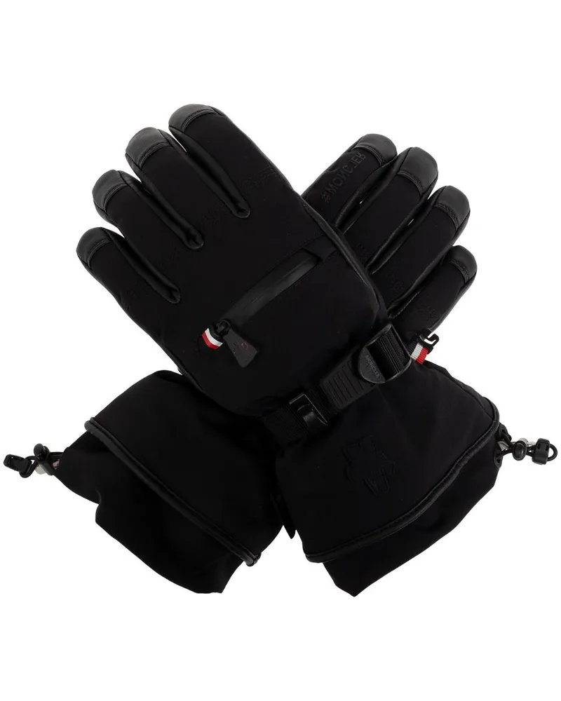 Moncler Wattierte Handschuhe - Schwarz Schwarz