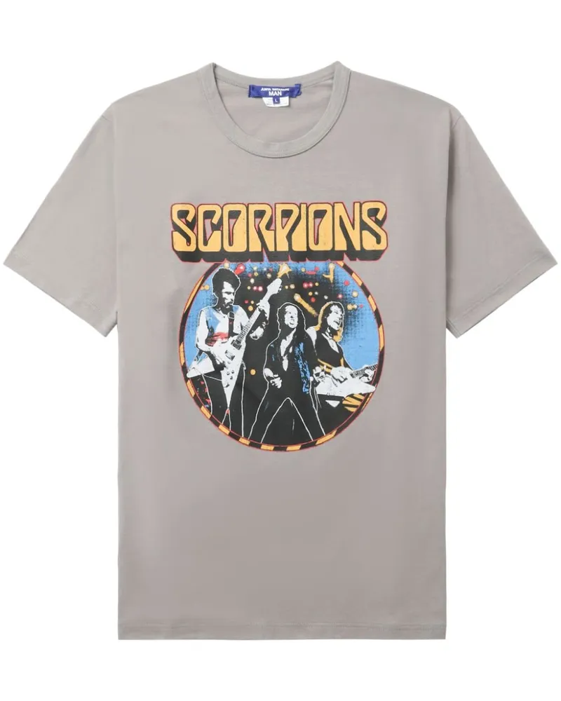 Junya Watanabe Scorpions T-Shirt mit grafischem Print Grau