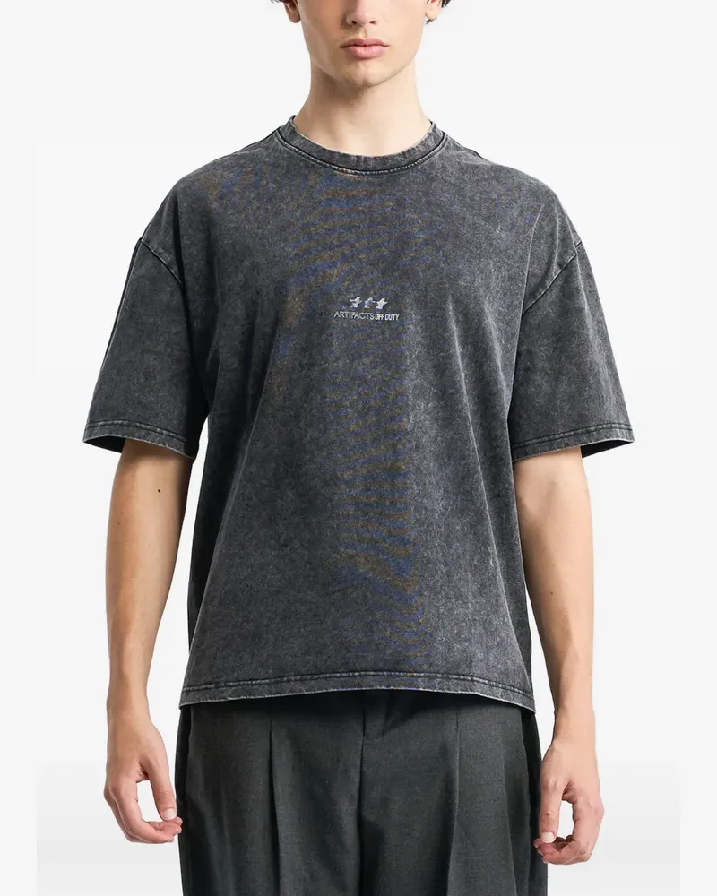 OFF DUTY A-OOO graphic T-shirt - Grau Grau