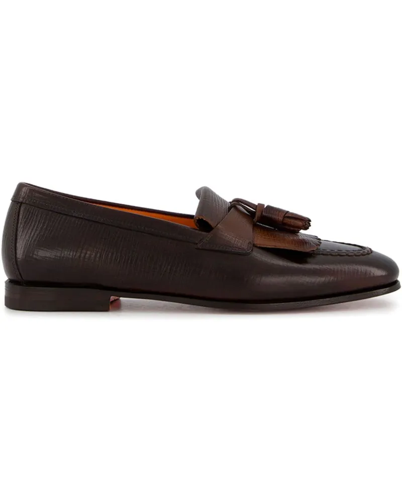 Santoni Carlo Loafer - Braun Braun