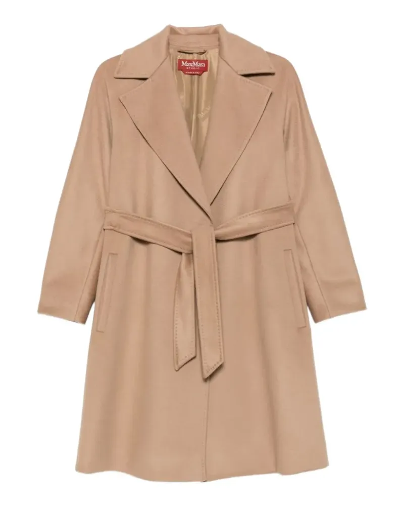 Max Mara belted notch-lapel coat - Braun Braun