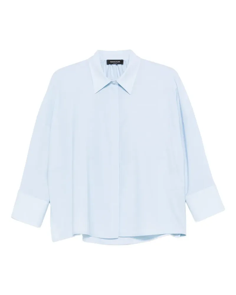Fabiana Filippi collared shirt - Blau Blau