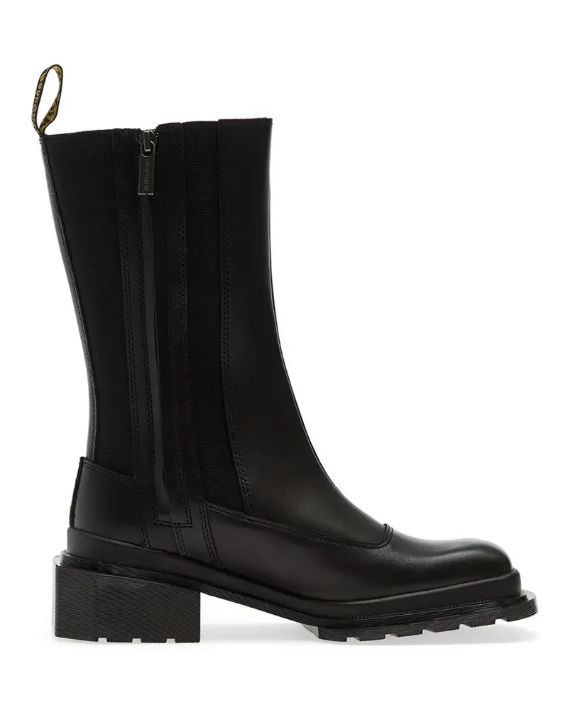 Dr.Martens square-toe leather boots - Schwarz Schwarz