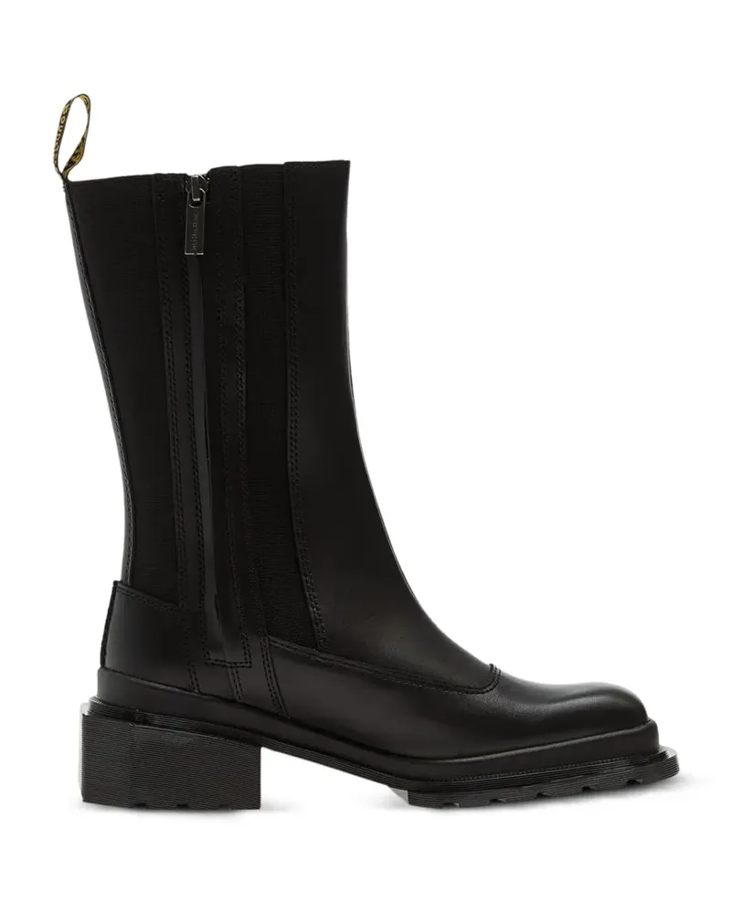 Dr.Martens square-toe leather boots - Schwarz Schwarz