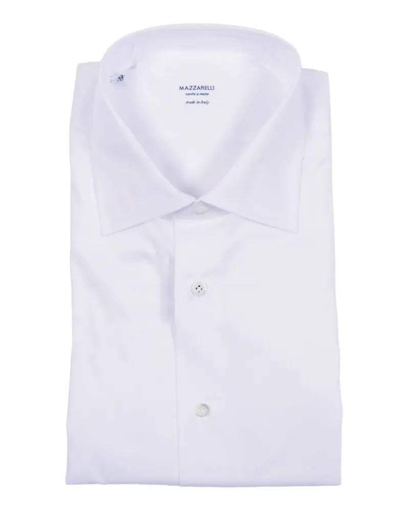 MAZZARELLI white slim-fit shirt - Weiß Weiß