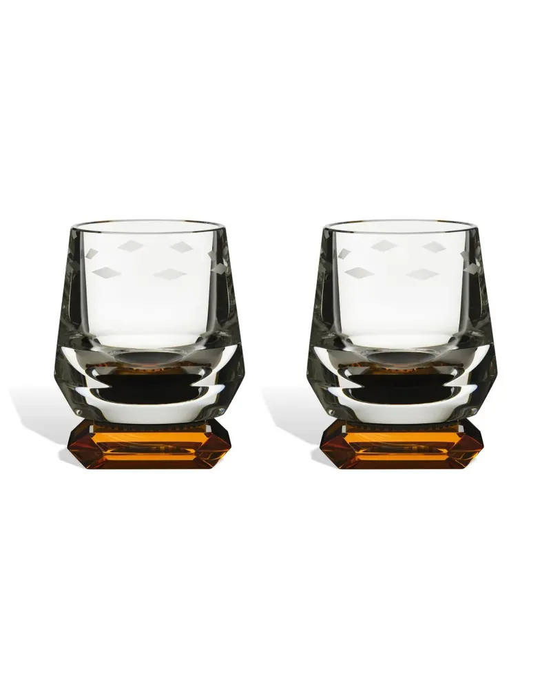 Reflections Copenhagen Whimsy Whiskygläser (2er-Set) - Weiß Weiß