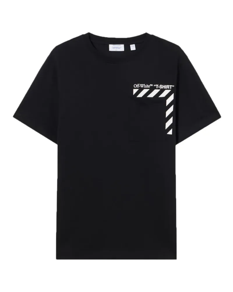 OFF-WHITE graphic-print T-shirt - Schwarz Schwarz