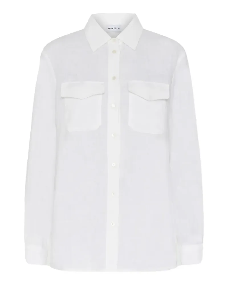 MARELLA long-sleeve shirt - Weiß Weiß