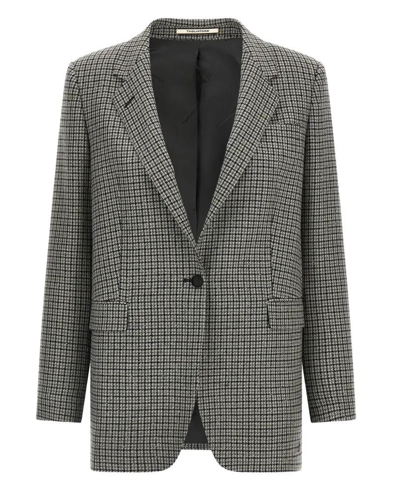 Tagliatore Adrianne Blazer mit Hahnentrittmuster - Grau Grau