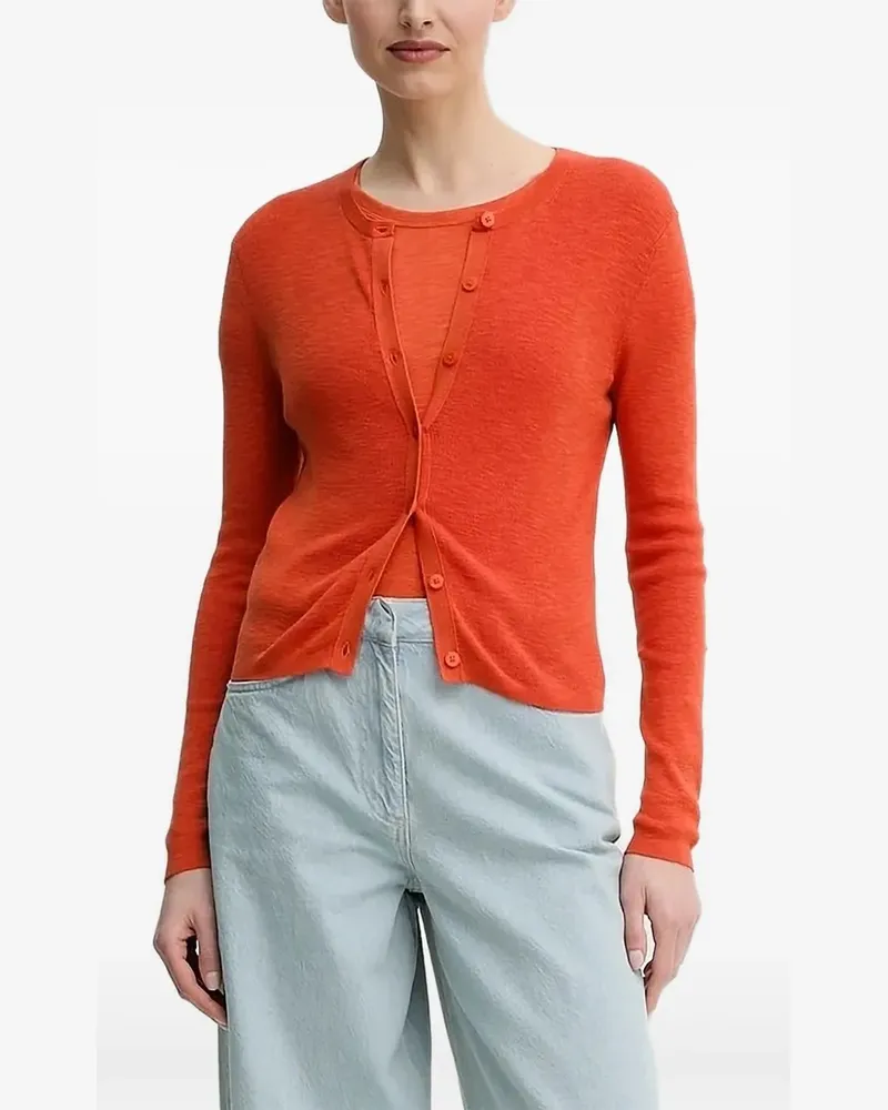 Marc O'Polo Geknöpfter Cardigan - Orange Orange