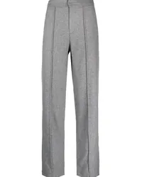 Rag & Bone High-Waist-Hose mit geradem Bein Grau