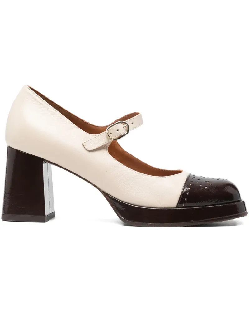 Chie Mihara Perforierte Kamel Pumps - Nude Nude