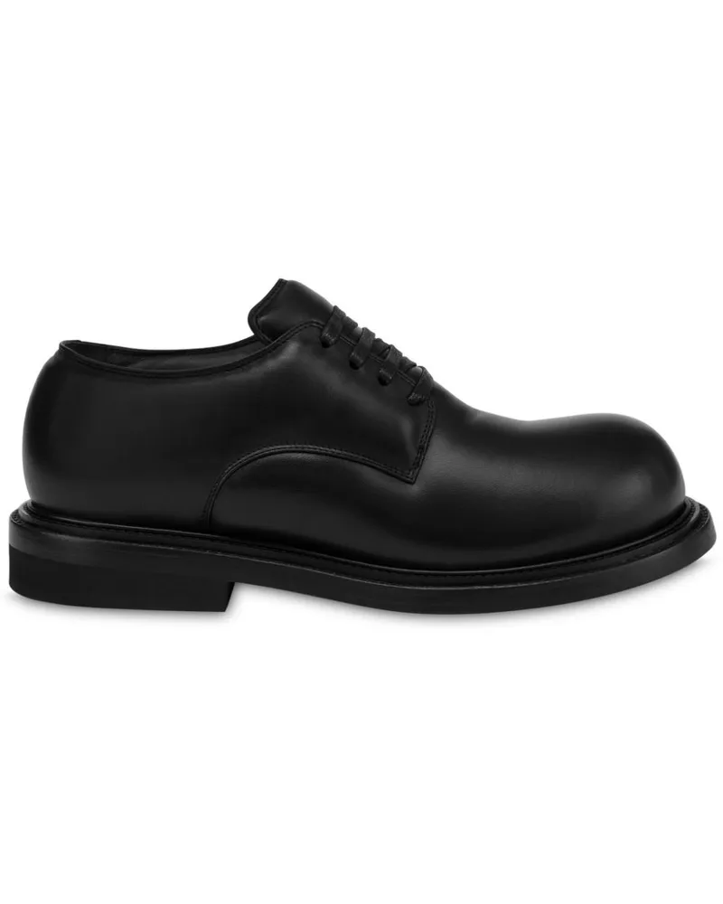 Moschino Oxford-Schuhe aus Leder - Schwarz Schwarz