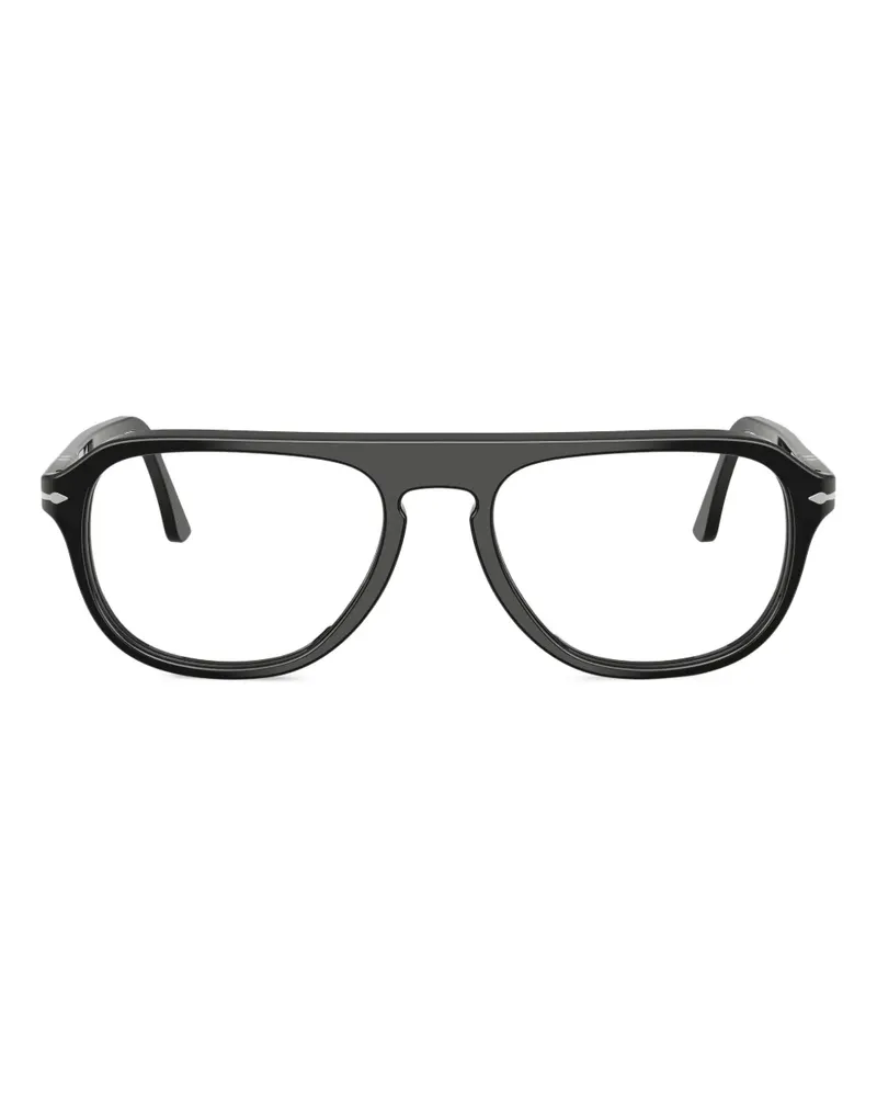 Persol Klassische Pilotenbrille - Schwarz Schwarz