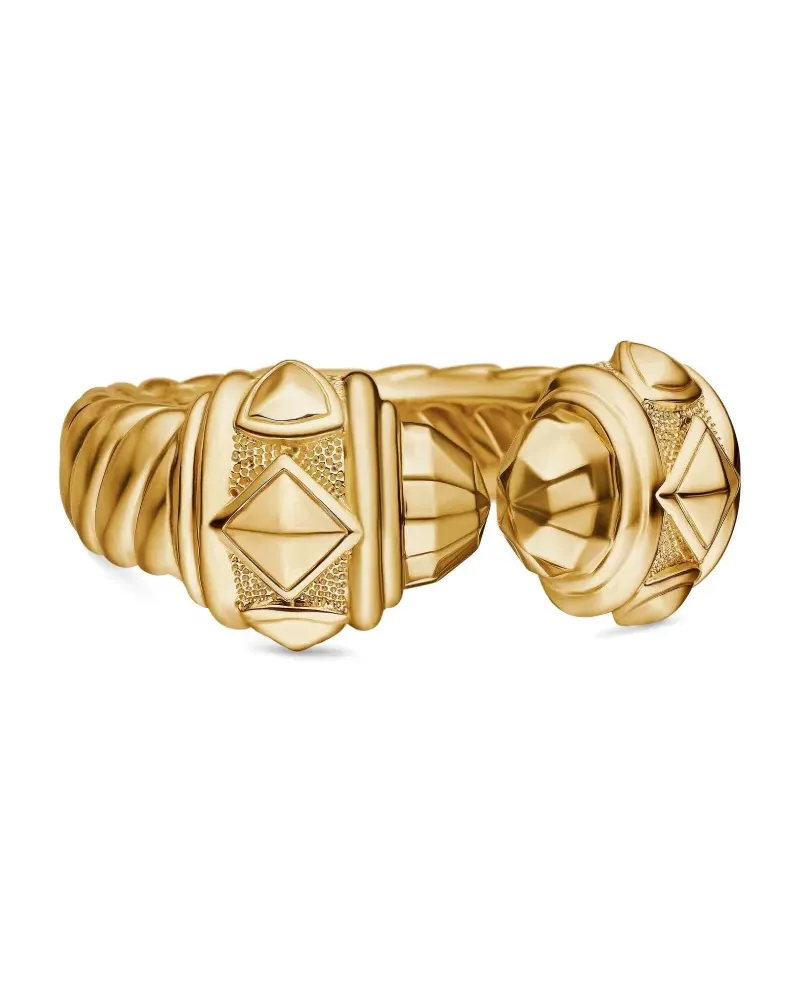 David Yurman 18kt Renaissance Gelbgoldring mit Türkis 6,5mm Gold