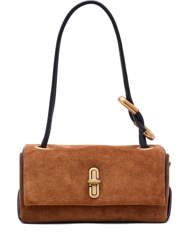 Marc Jacobs Kleine Schultertasche aus Wildleder - Braun Braun
