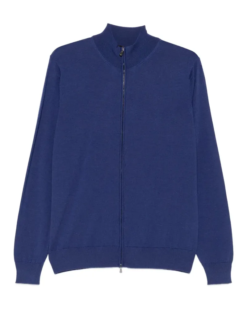 Filippo de Laurentiis Cardigan mit Reißverschluss - Blau Blau