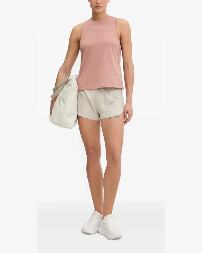 adidas logo-print tank top - Rosa Rosa