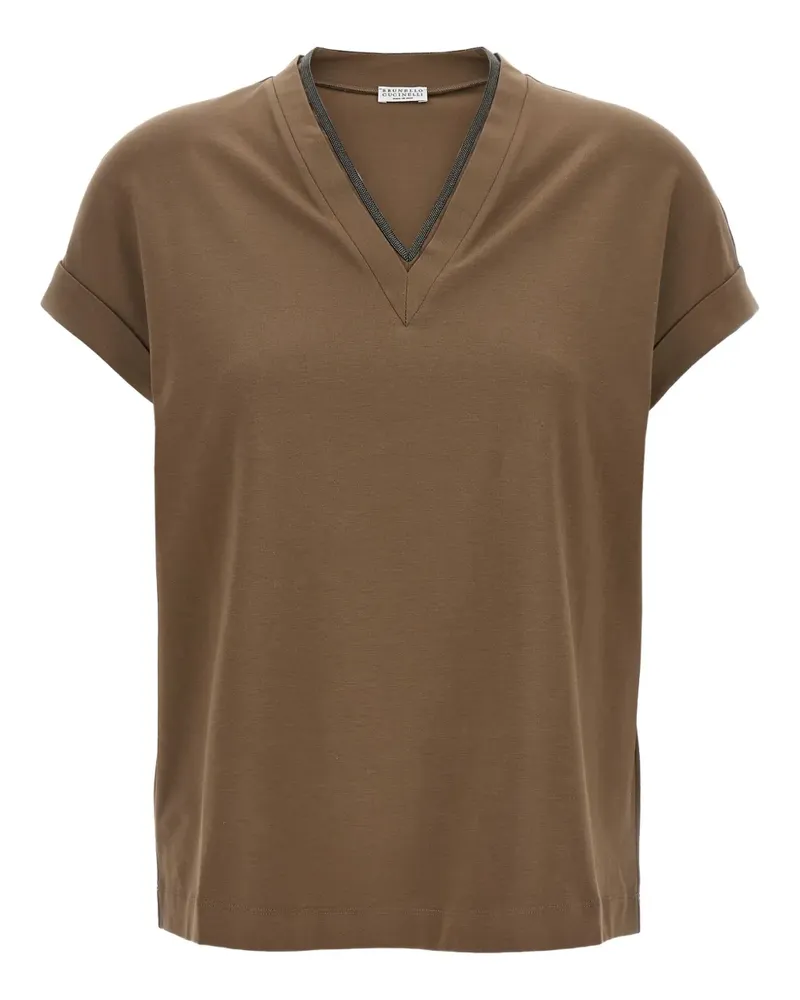 Brunello Cucinelli Monile T-Shirt - Braun Braun