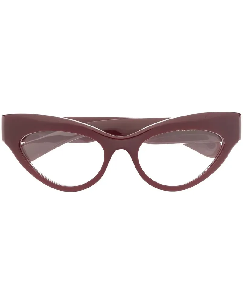 Gucci Brille mit Cat-Eye-Gestell - Rot Rot