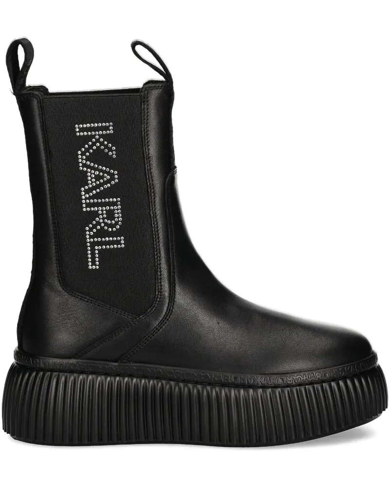 Karl Lagerfeld Stiefel mit verziertem Detail - Schwarz Schwarz