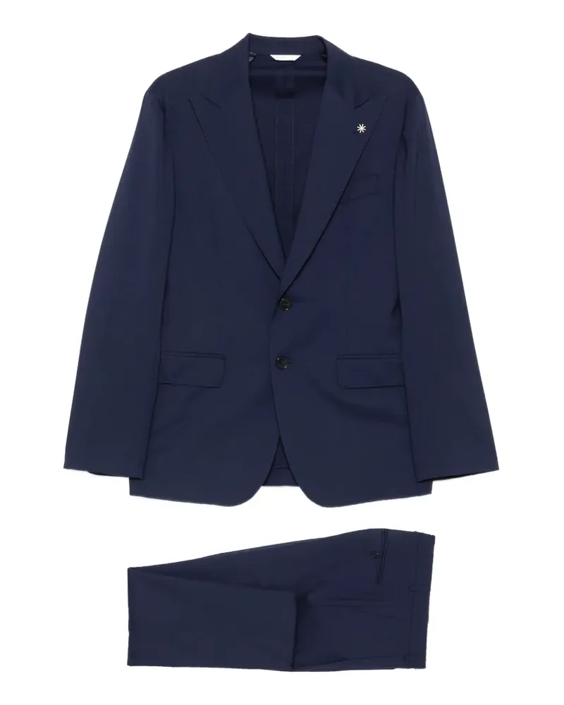 Manuel Ritz single-breasted suit - Blau Blau