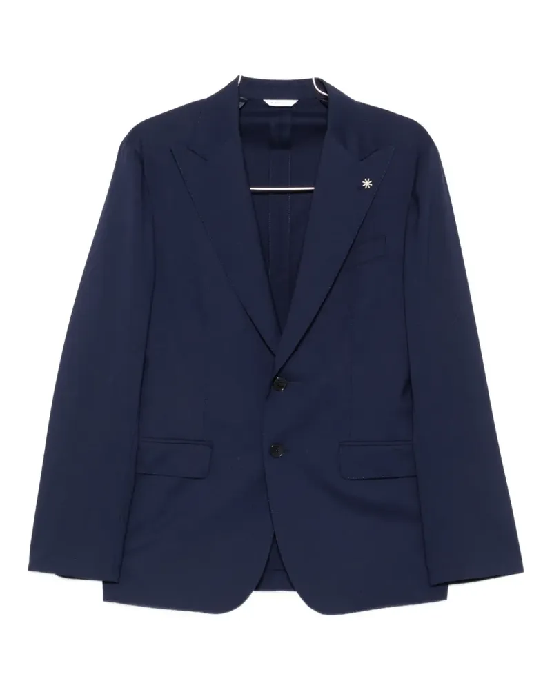 Manuel Ritz single-breasted suit - Blau Blau