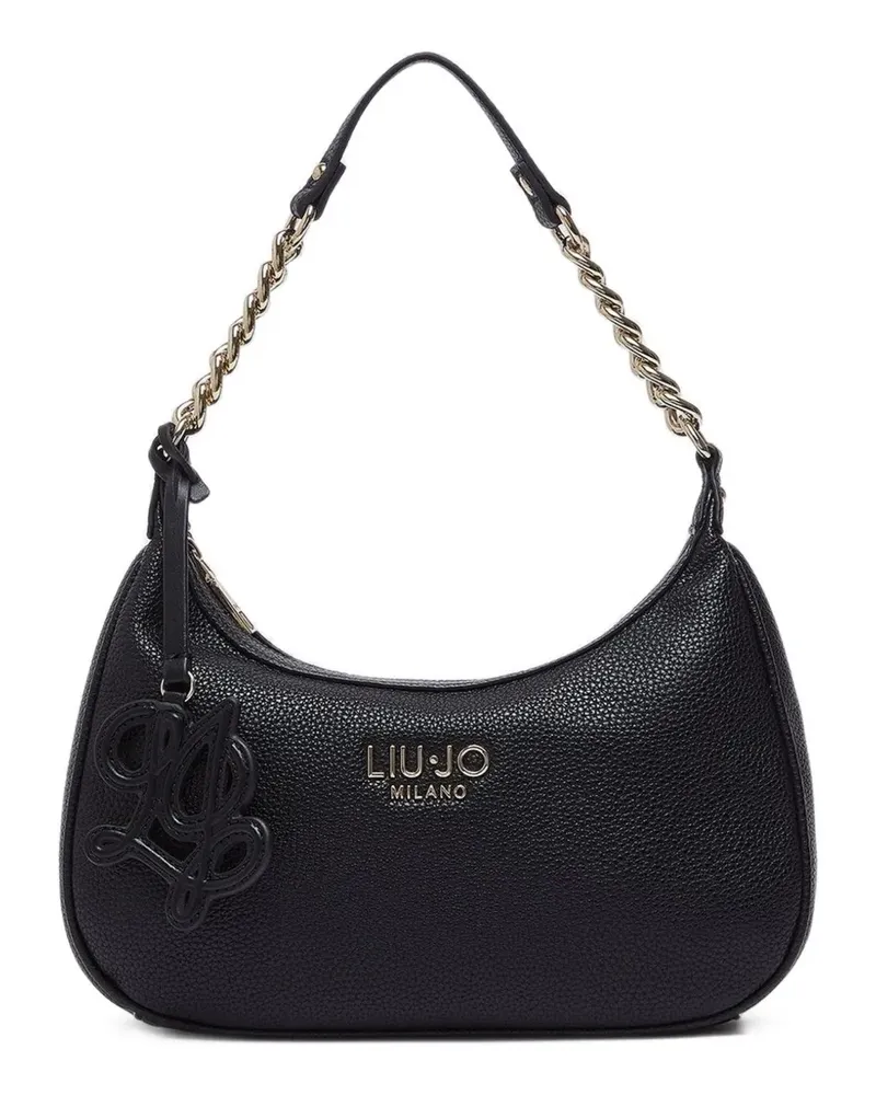 Liu Jo Schultertasche mit Kettenriemen - Schwarz Schwarz
