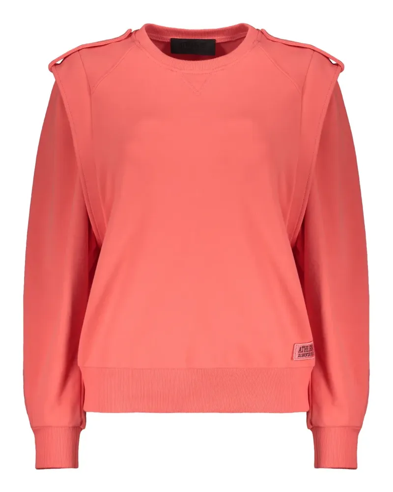 Alberta Ferretti crew-neck long-sleeve sweatshirt - Rosa Rosa