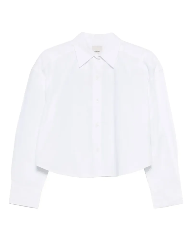 Calvin Klein cropped shirt - Weiß Weiß