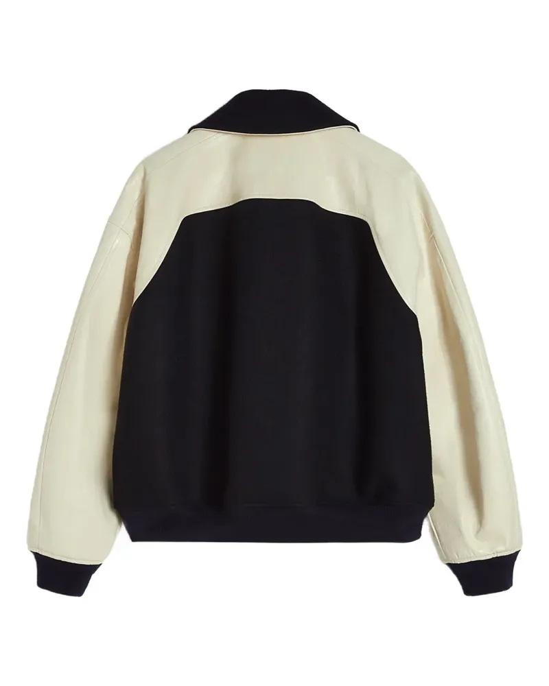 Jil Sander Zweifarbige Jacke - Blau Blau