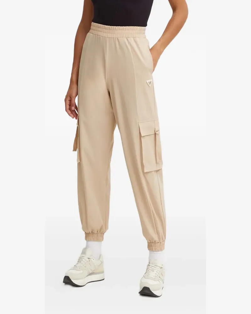 Guess cargo-pocket track pants - Nude Nude
