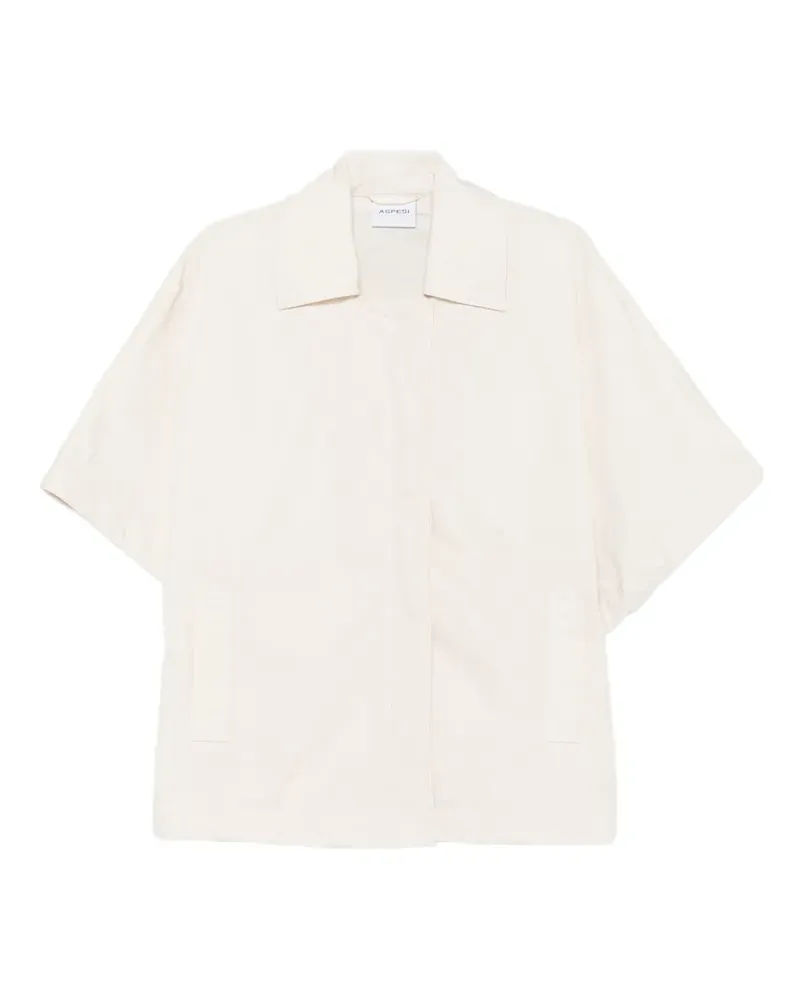 ASPESI Hemdjacke mit geknöpften Taschen - Nude Nude