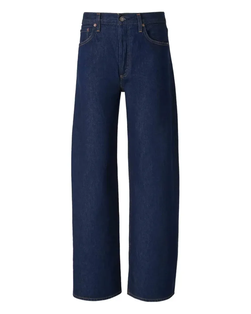 AGOLDE Jeans mit Gürtelschlaufe - Blau Blau