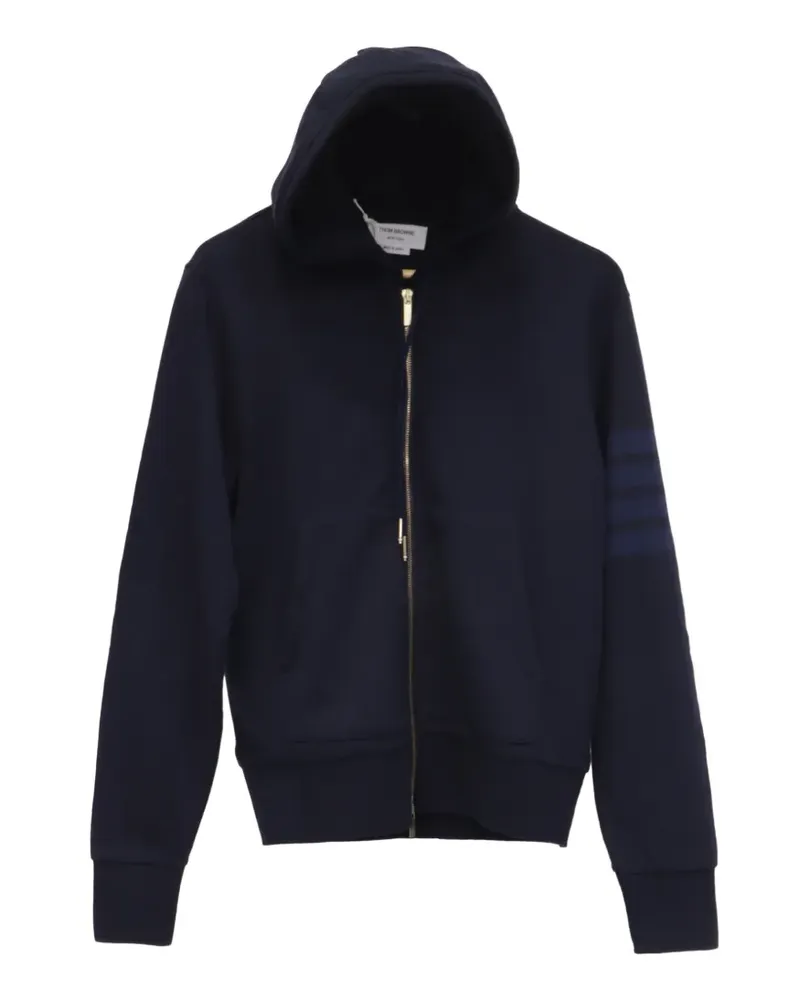 Thom Browne 4-Bar zip-up hoodie - Blau Blau