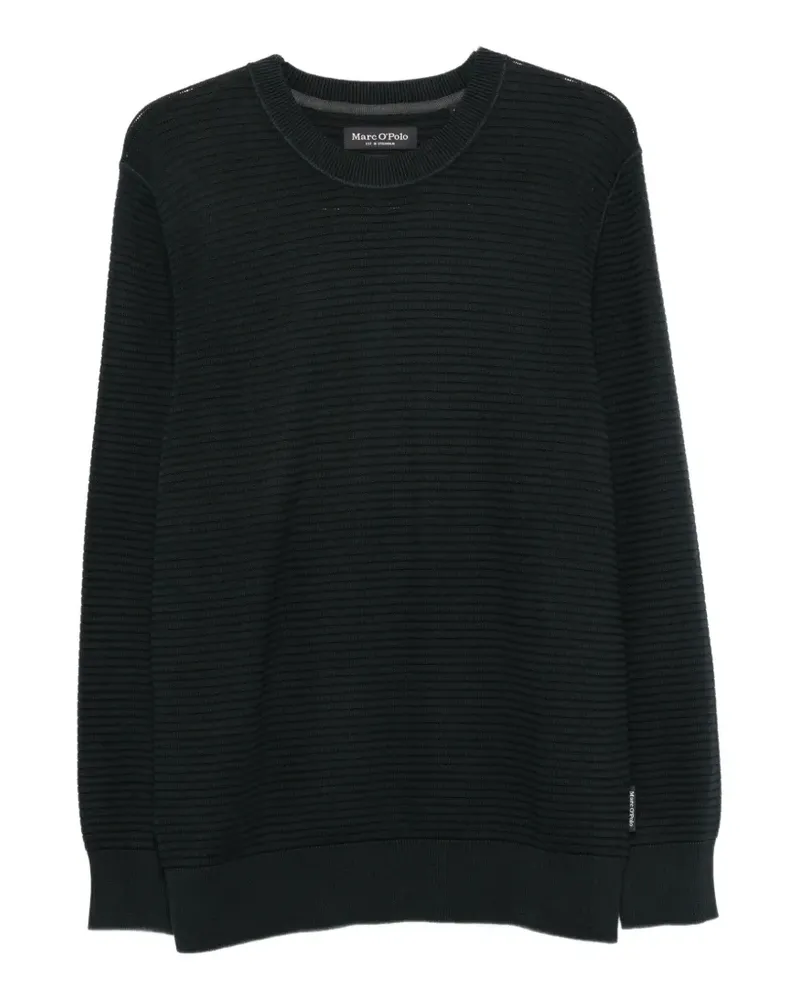 Marc O'Polo Pullover mit Querstreifen - Blau Blau